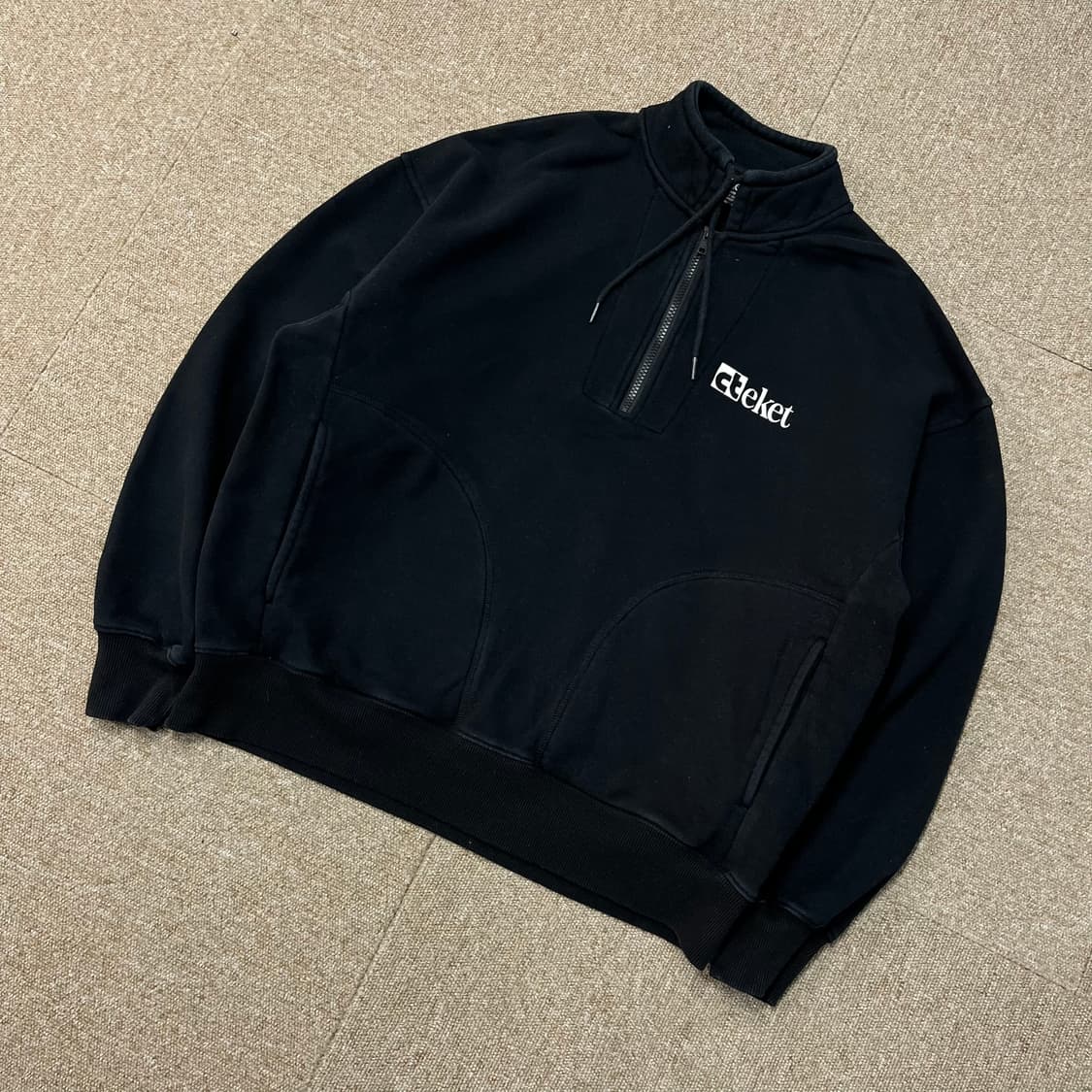  테켓 반집업 맨투맨 상품이미지2