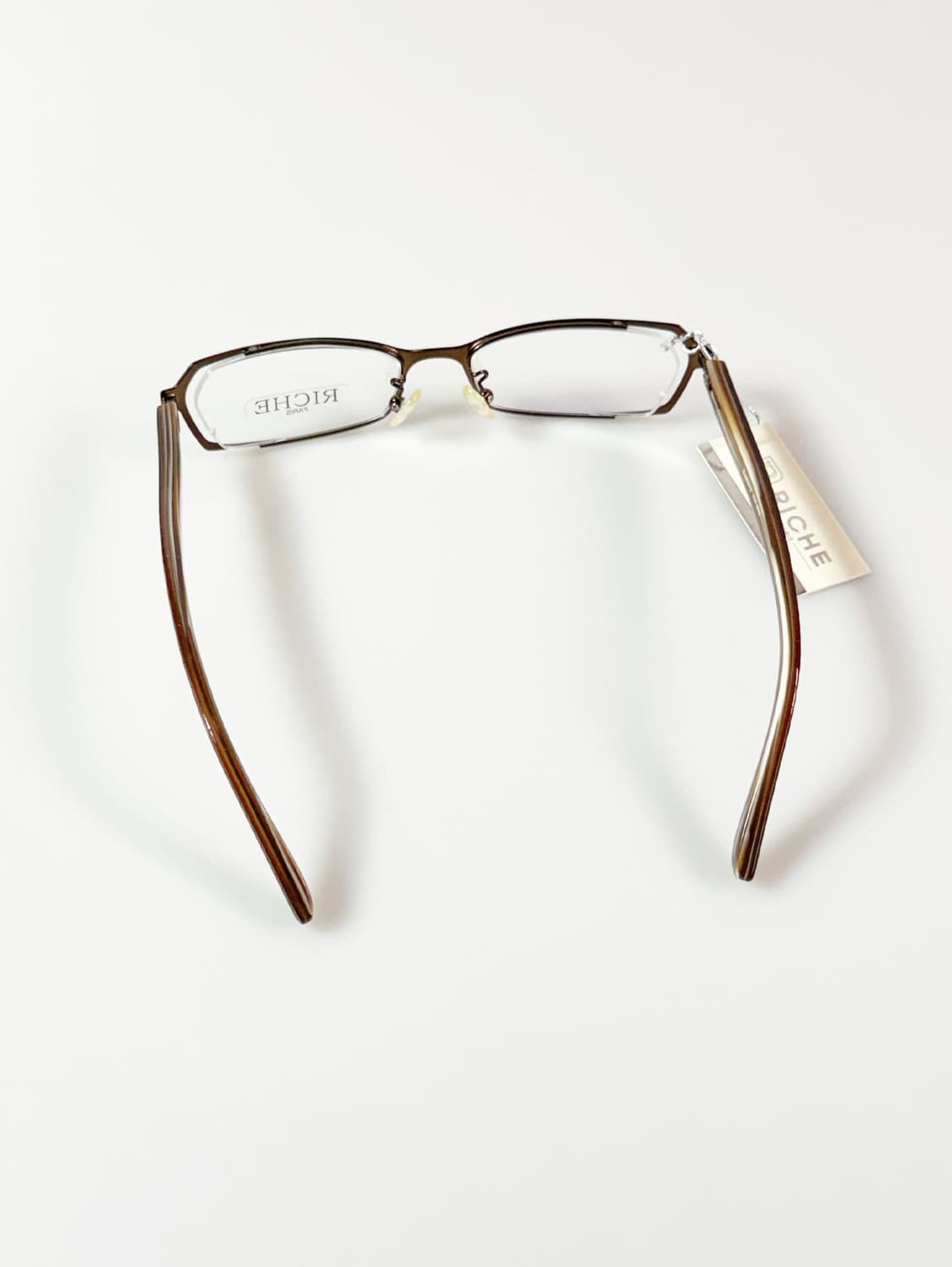 RICHE PARIS 슬림 스퀘어 메탈 프레임 빈티지 안경 상품이미지5
