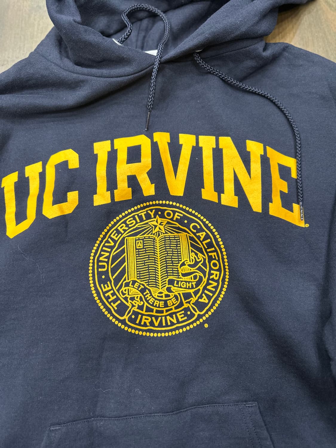 챔피온UCI 어바인 후드티 네이비 옐로우 s 상품이미지3