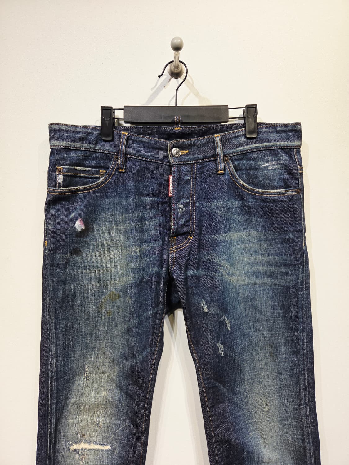 DSQUARED2 디스퀘어드2 딘진 백지퍼 데님 팬츠 상품이미지3