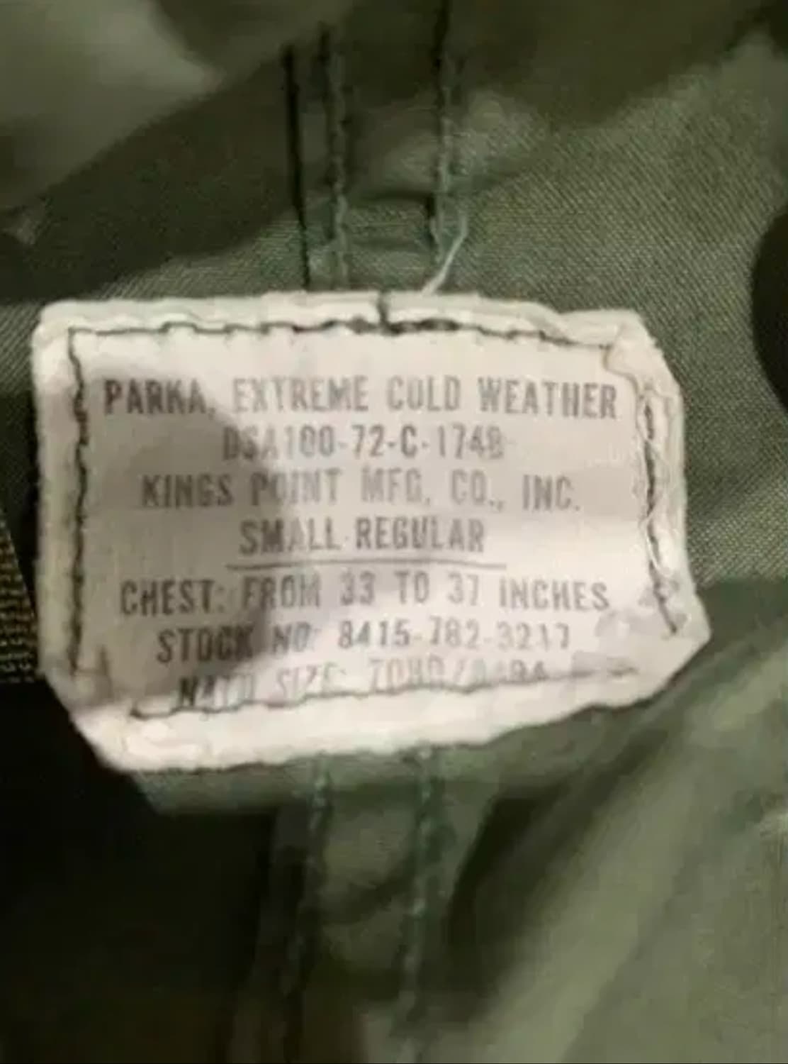 오리지널 m65 피시테일 개파카 상품이미지5