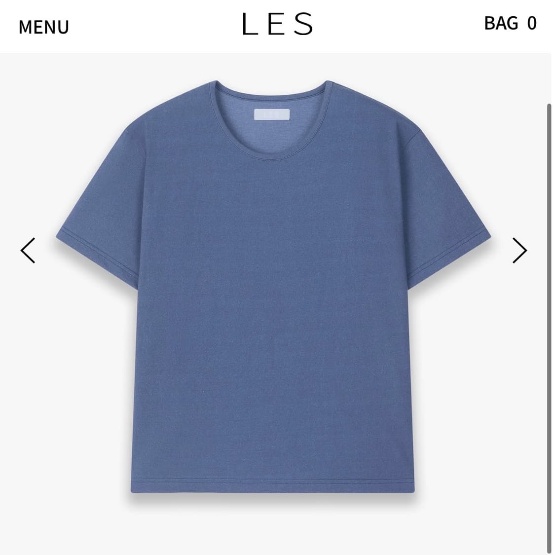 LES Brev t-shirt (blue) 2 상품이미지1