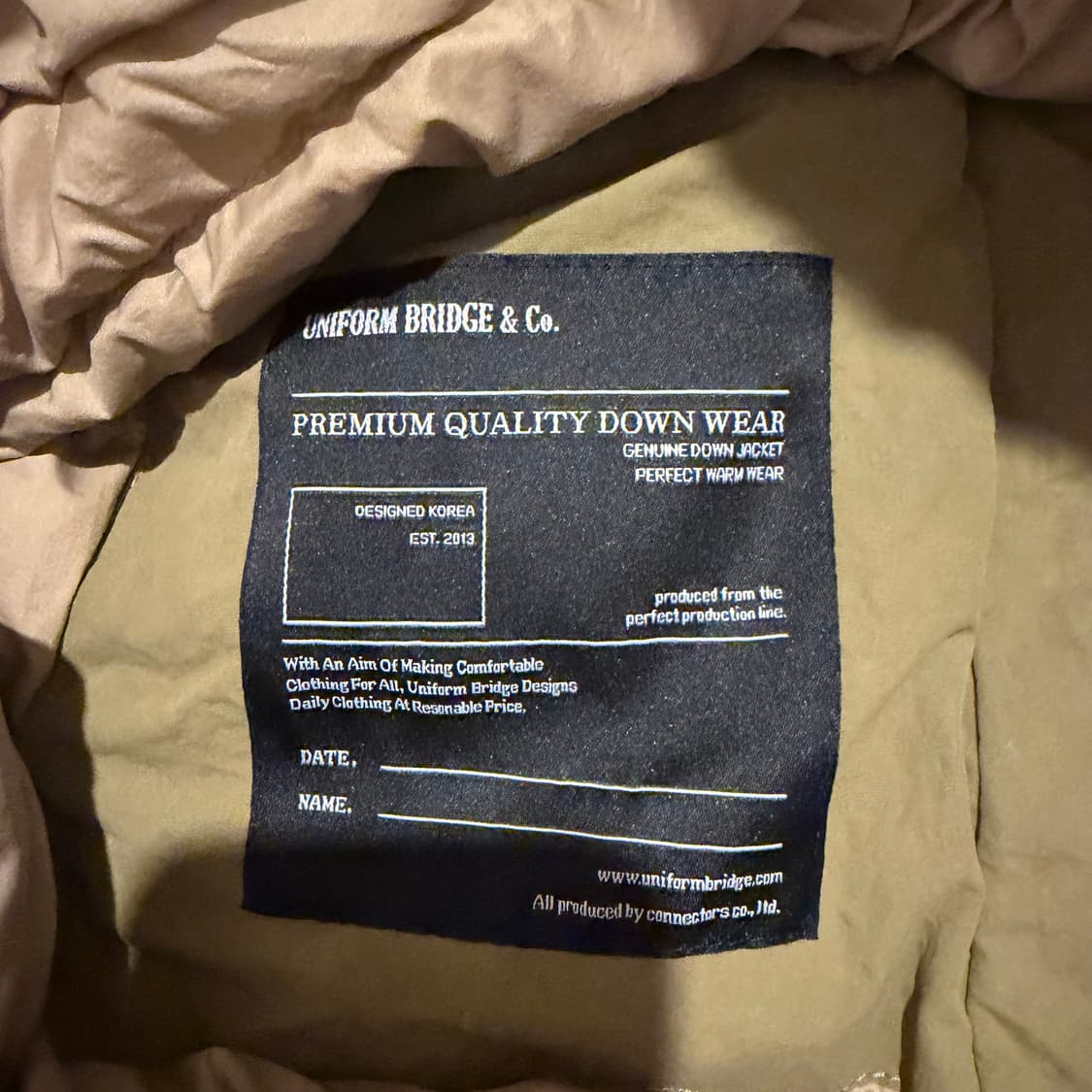 유니폼브릿지 21fw 레인저 다운 파카 상품이미지6