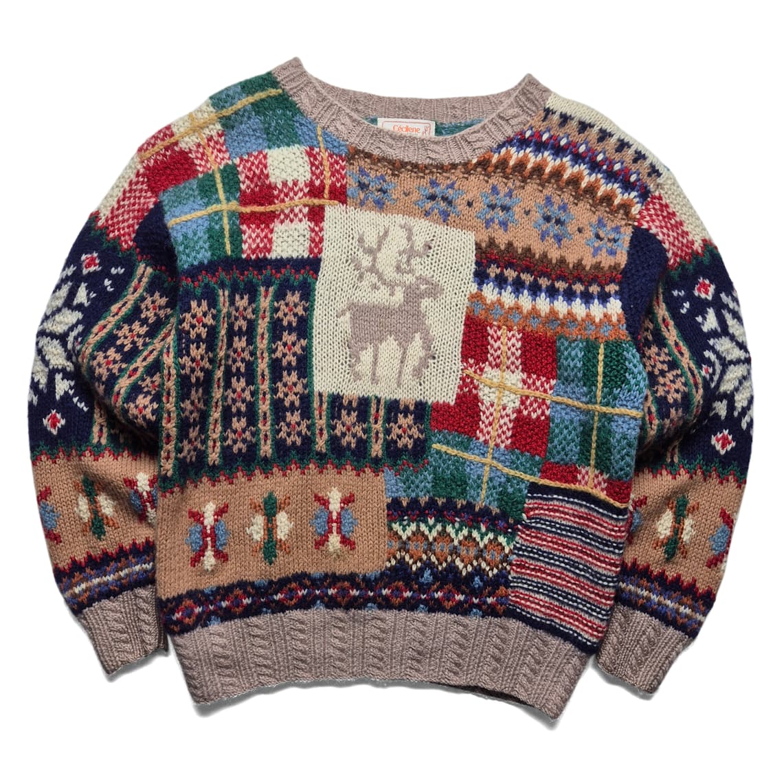 [M] 빈티지 노르딕 핸드메이드 니트 상품이미지2