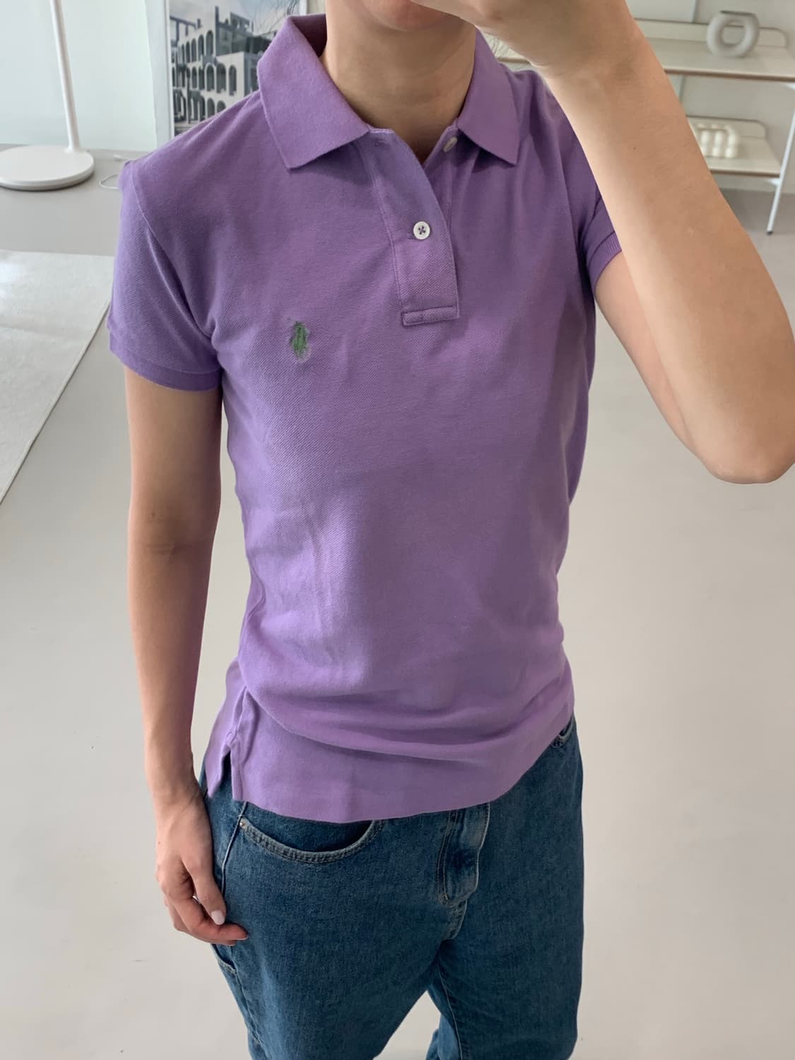 폴로 랄프로렌 반팔 카라티 XS 상품이미지3