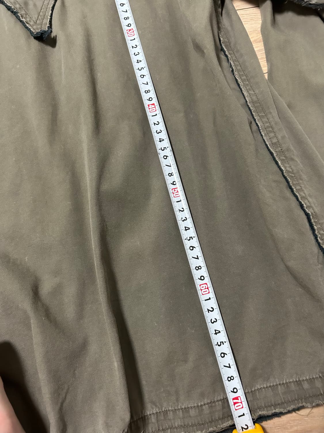 빈티지 y2k 밀리터리 패치워크 셔츠 상품이미지3