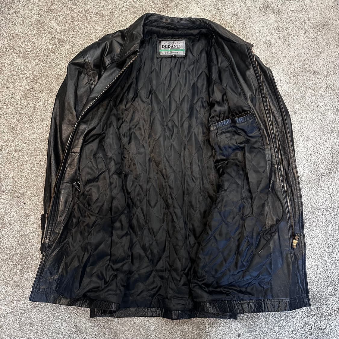 DURANTE 소가죽 하프 사파리 코트(자켓)L 상품이미지4