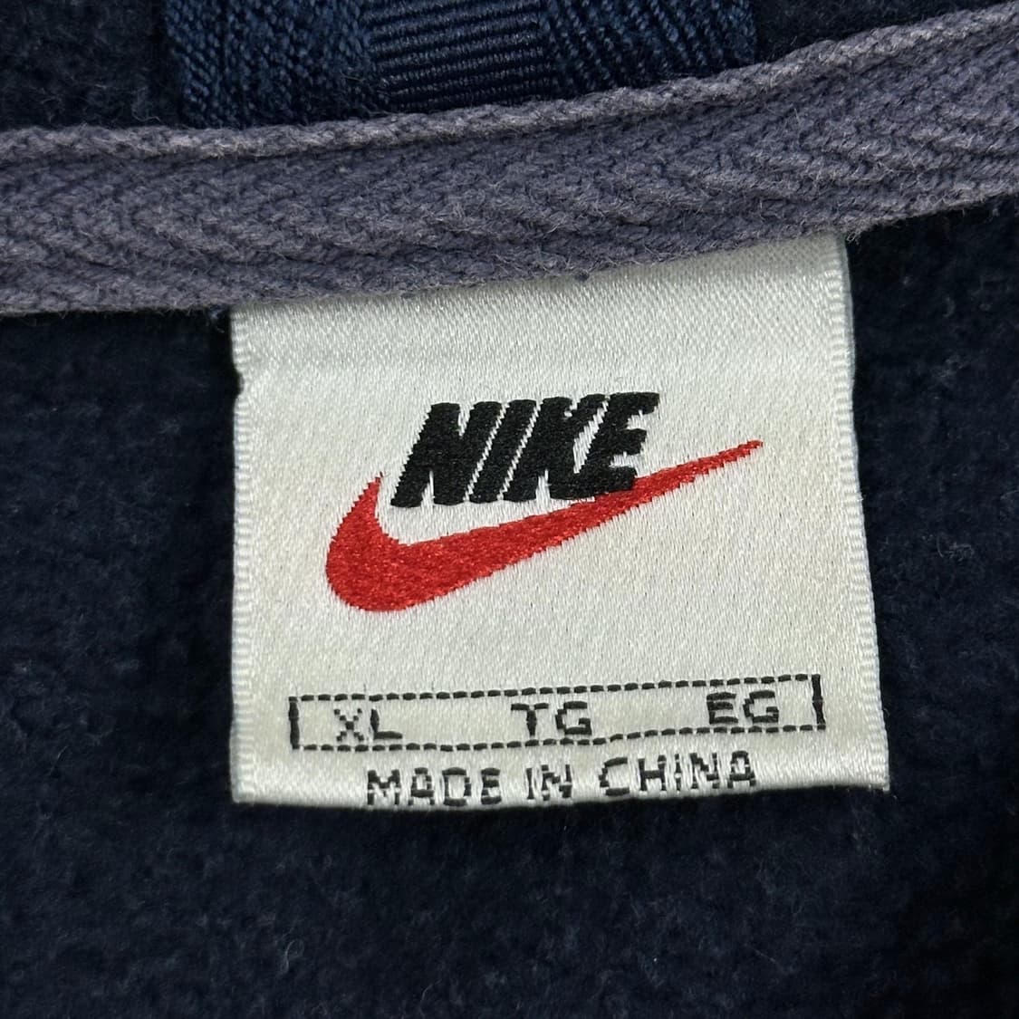 나이키 재팬 네이비 반집업 후드티 (L) 상품이미지5