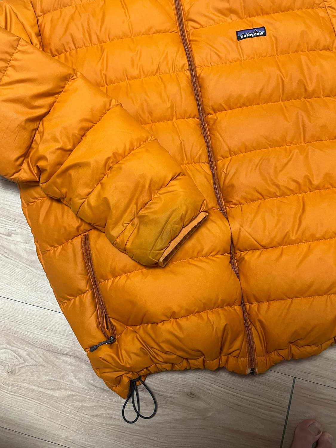 [XL]파타고니아 빈티지 다운스웻 패딩 오렌지 상품이미지2