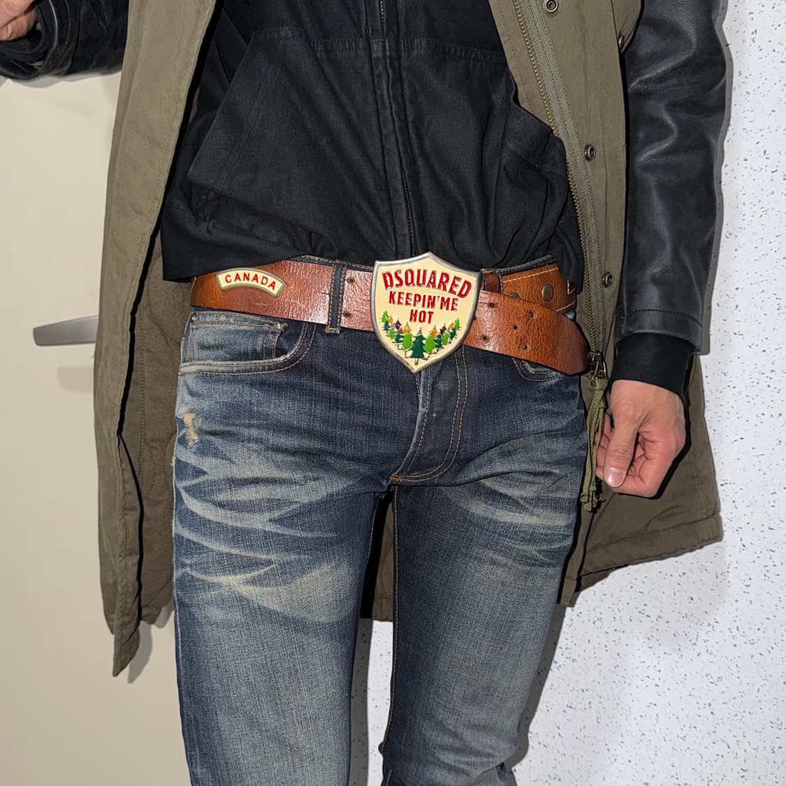 디스퀘어드2 빅 버클 벨트 상품이미지1