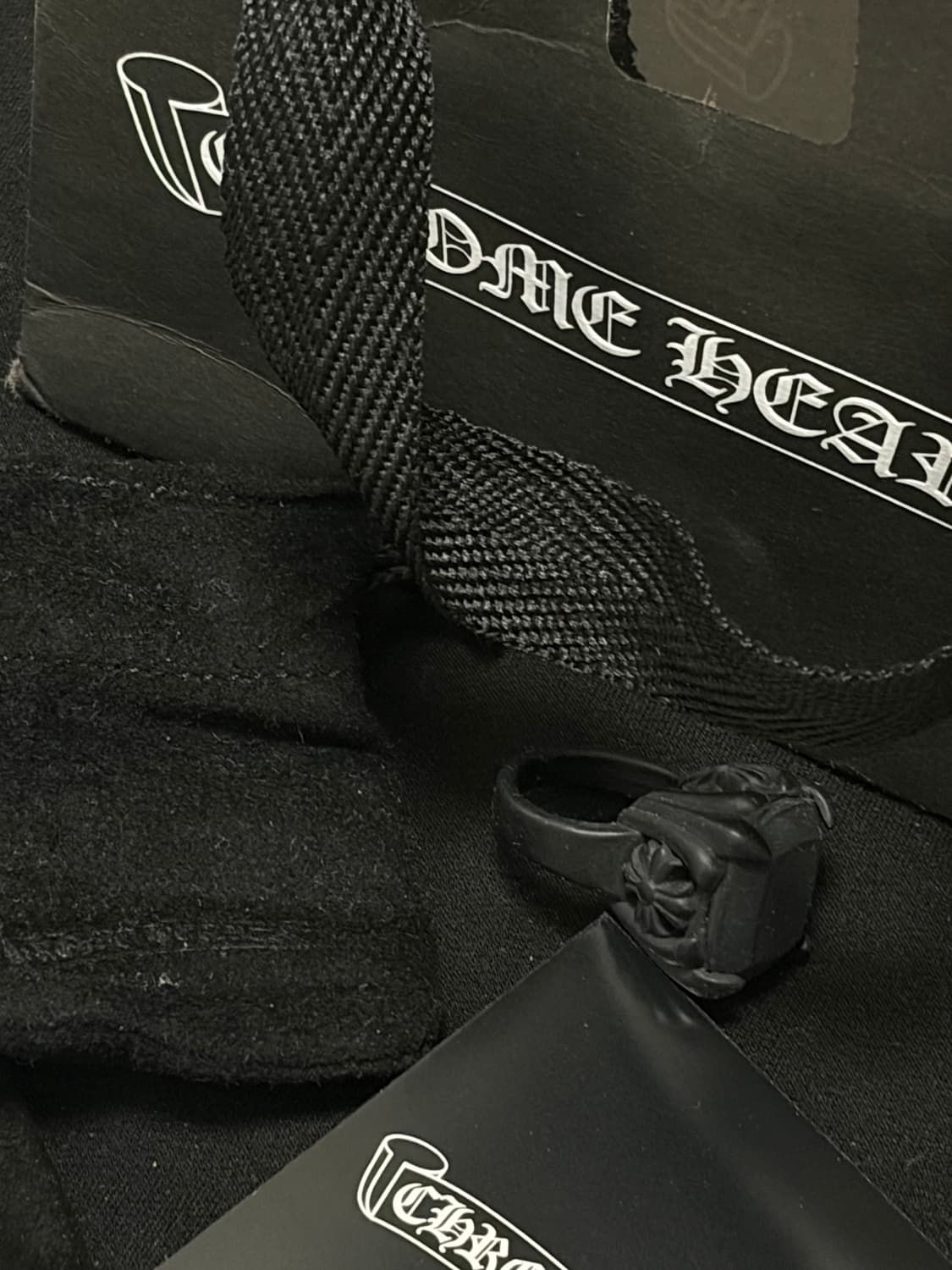 크롬하츠 실리콘반지 블랙  상품이미지2