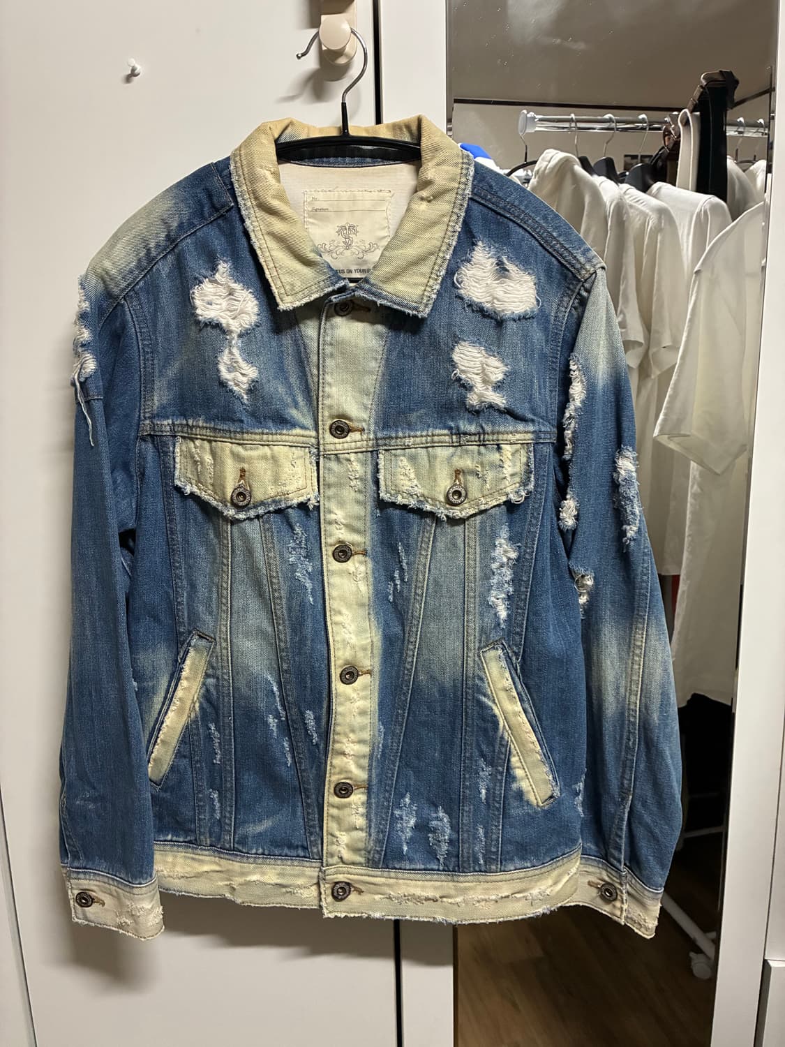 [새상품] TANKUS 탱커스 데님 자켓 S/85 상품이미지1