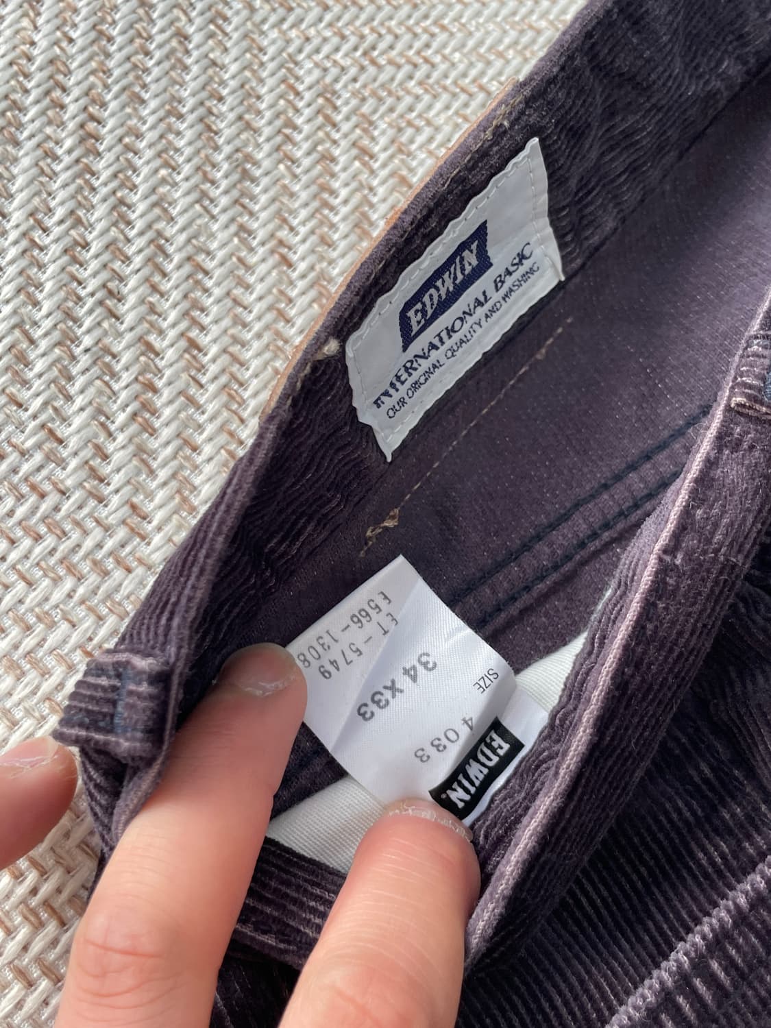 에드윈 403 코듀로이 팬츠  J03323 상품이미지8