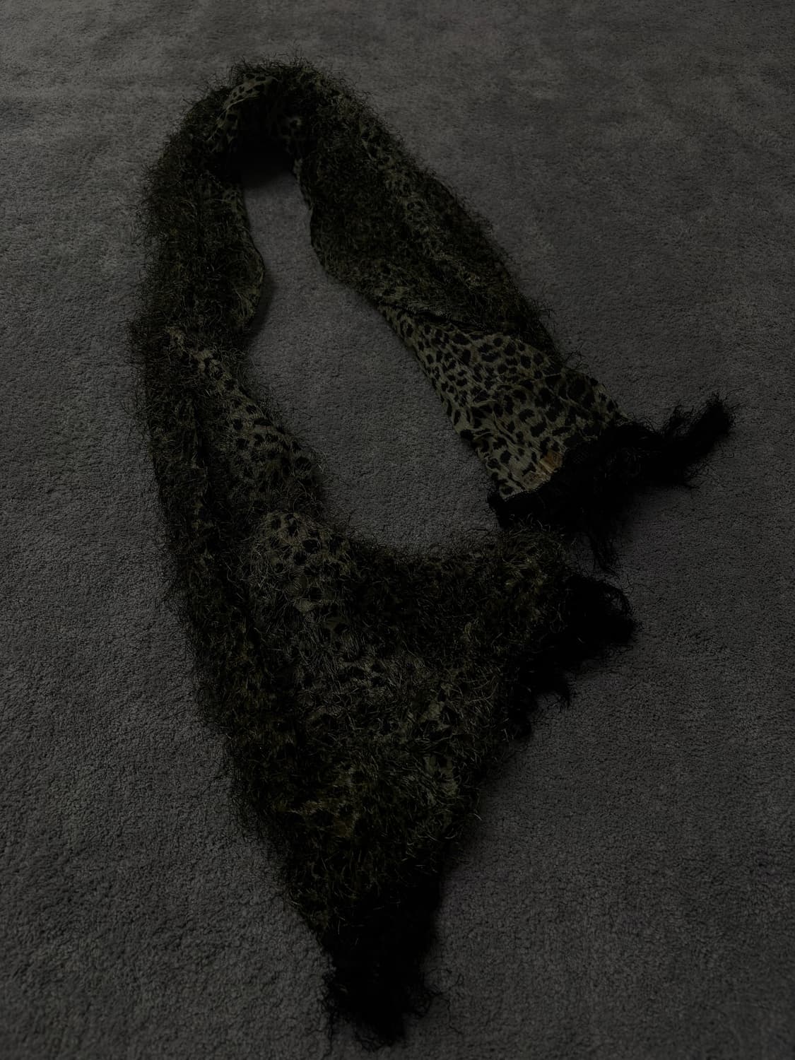 Vintage v-kei punk mood y2k scarf 상품이미지2