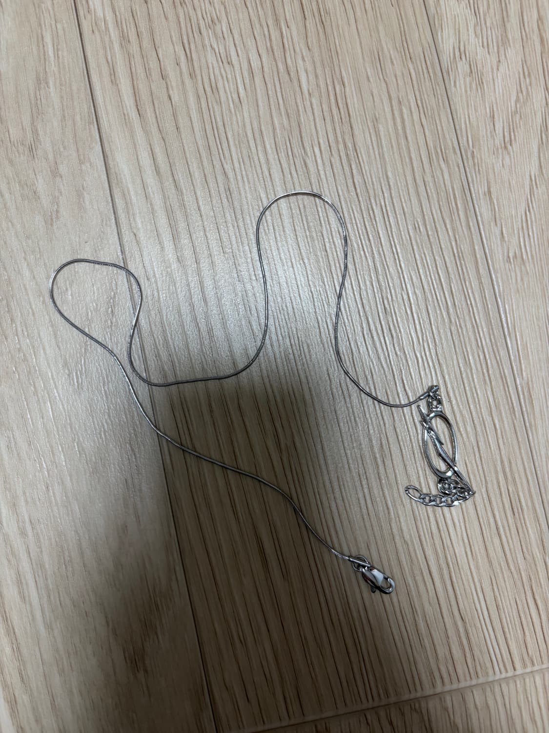 51퍼센트 체인 로고 목걸이(Thin) 상품이미지6