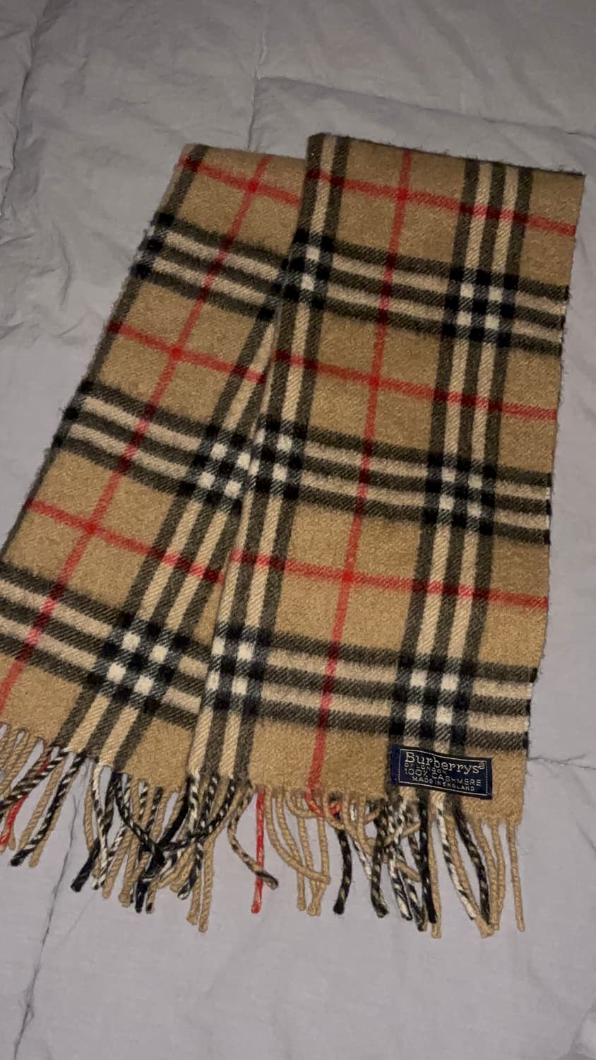 버버리 머플러 100%케시미어 급처 상품이미지2