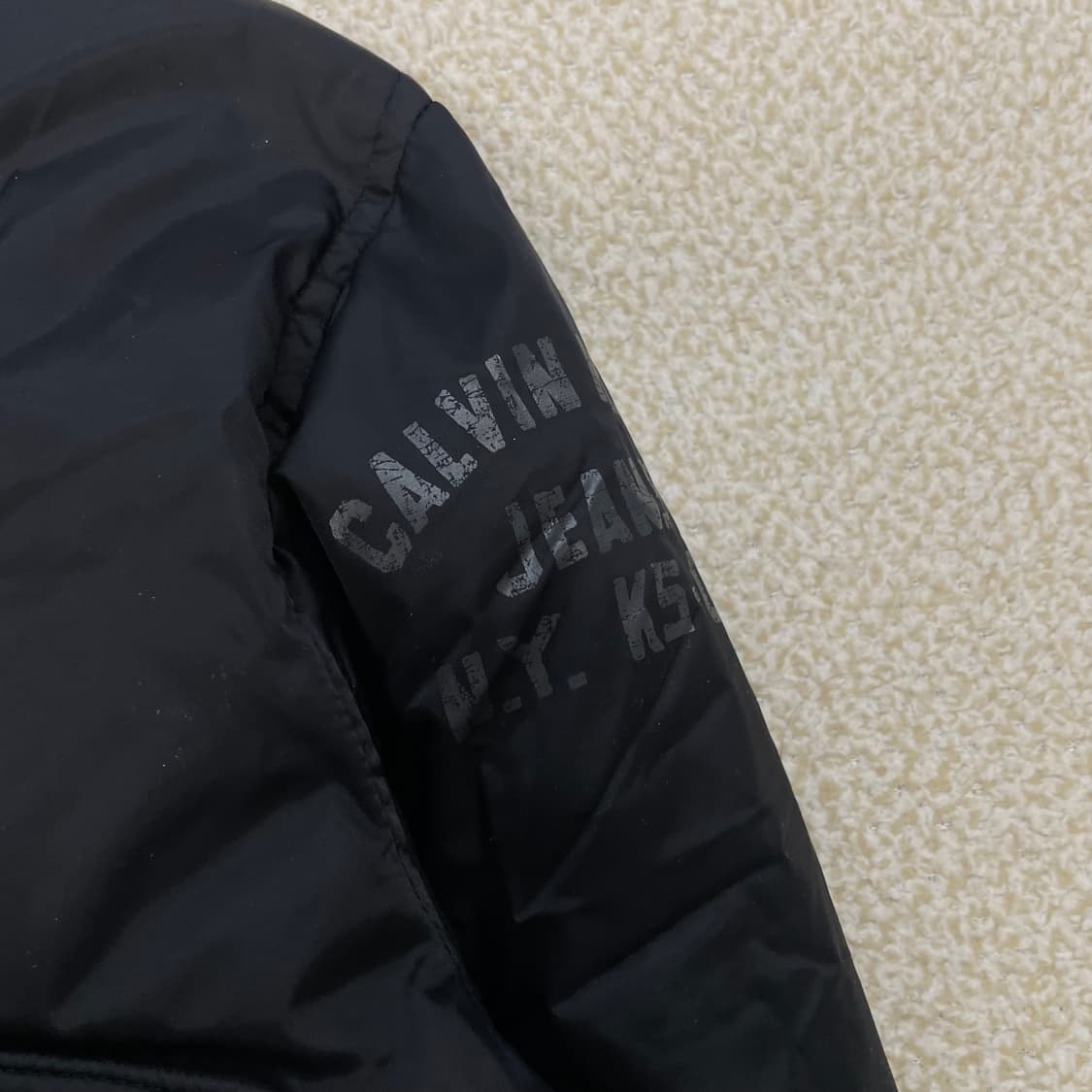 디젤 글로시 다운 퍼후드 숏 패딩 상품이미지6