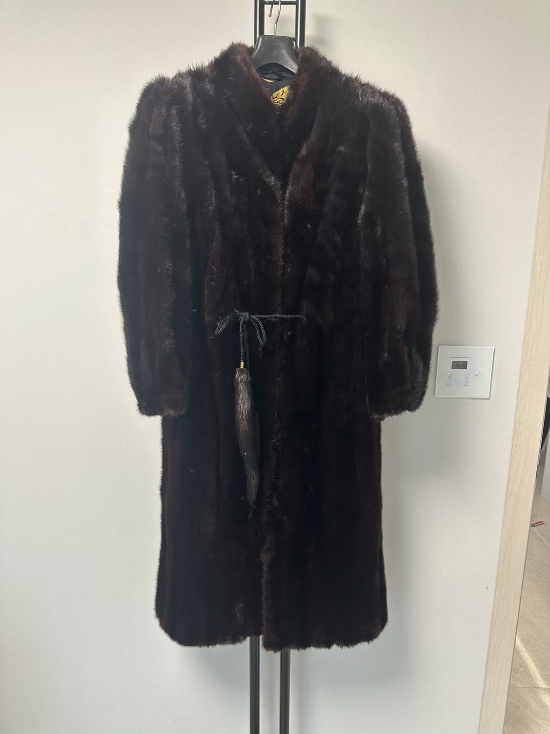 리얼  롱밍크 코트   퀄리티  최고!!-66사이즈 상품이미지2