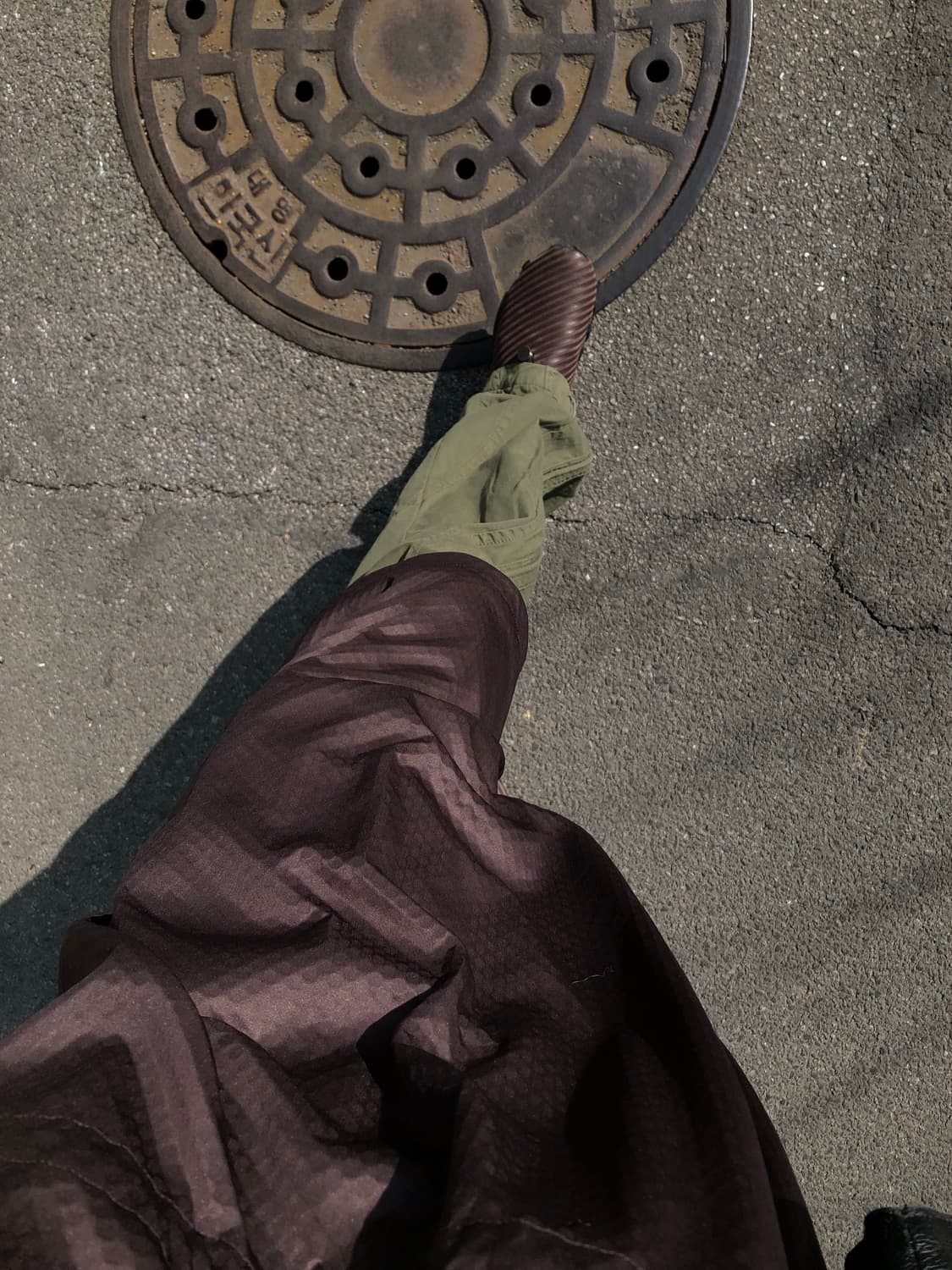 블루마블 카키 모토 팬츠 상품이미지3