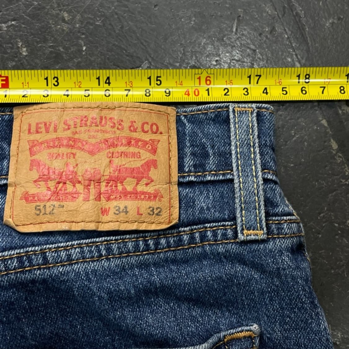 34 리바이스 512 청바지 상품이미지9