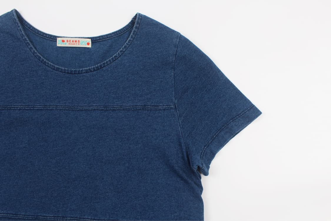 BEAMS HEART INDIGO BLUE ONEPIECE  상품이미지4