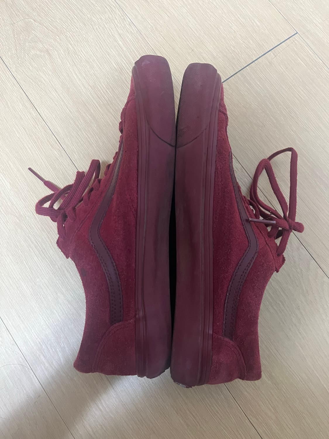 [270]반스 더블탭스 스타일36 버건디 상품이미지3