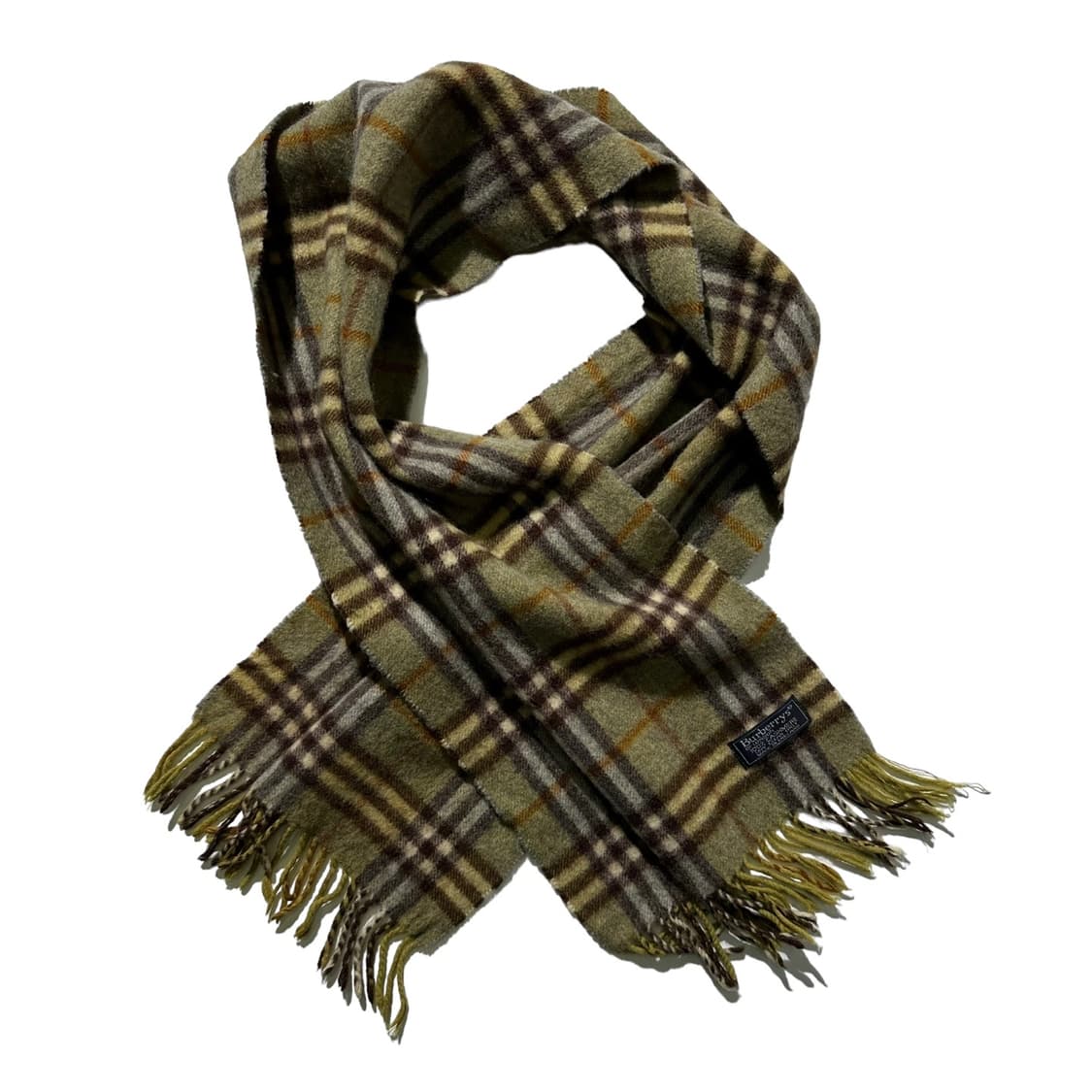 버버리 100% 캐시미어 체크 머플러 목도리 상품이미지2