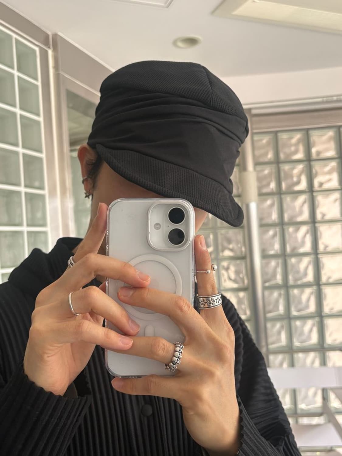 BLACK CAP 검은 캡 상품이미지2