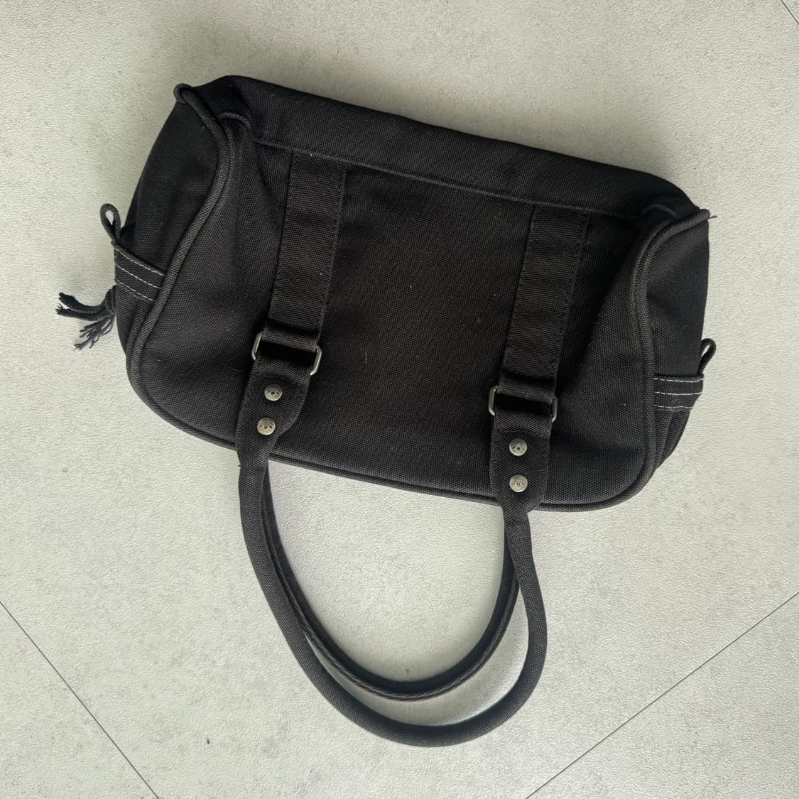 아디다스 블랙 캔버스 토트백 상품이미지2