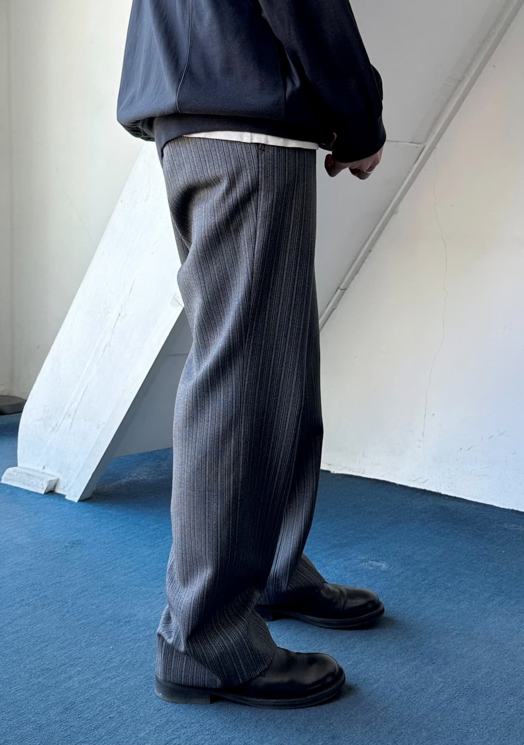 No tuck straight wool trousers 상품이미지3