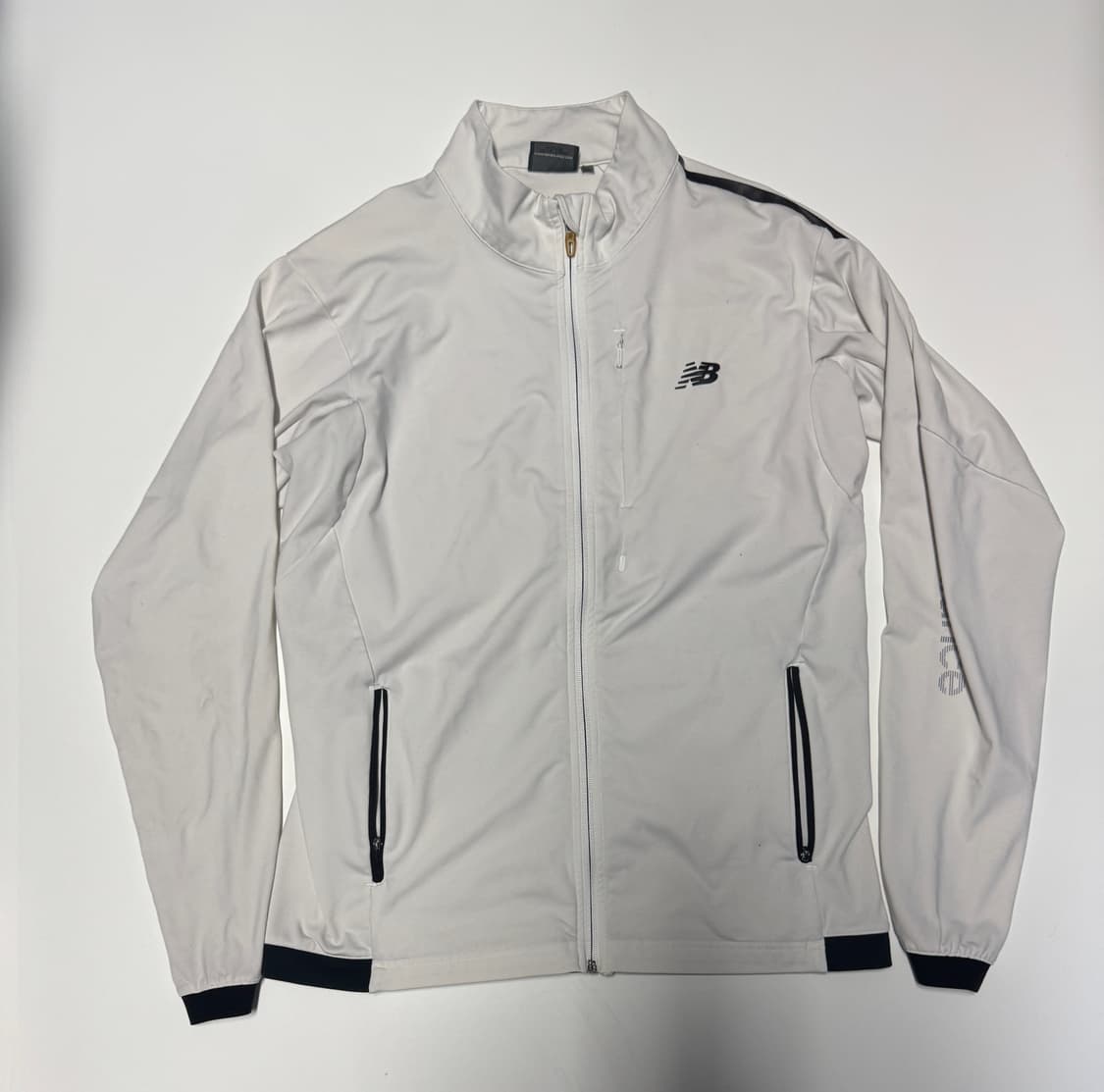 뉴발란스 올드스쿨 기능성 화이트 집업 져지 M~L 상품이미지1