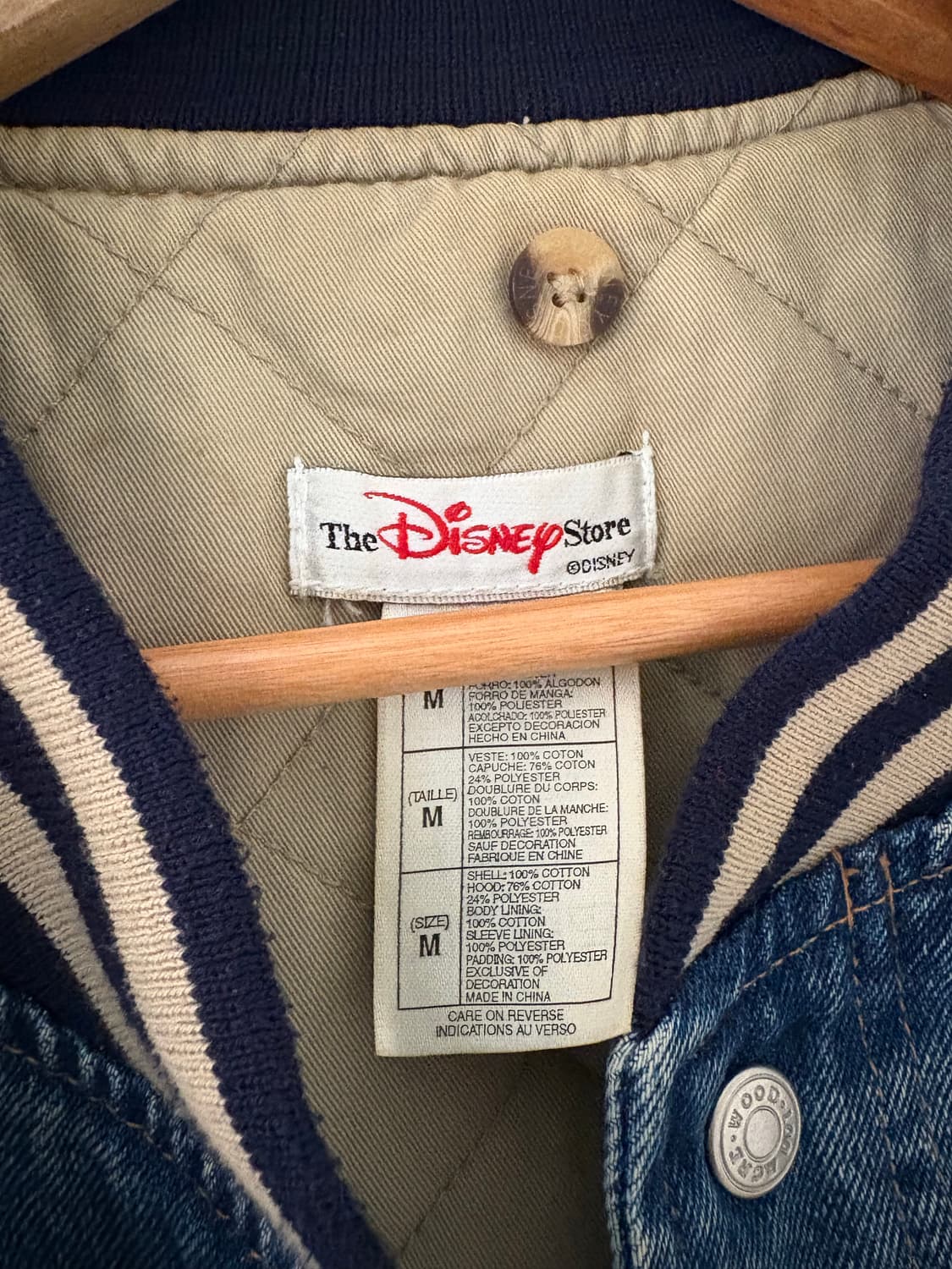 90's vtg Disney Tigger 1968 Denim Varsit 상품이미지5