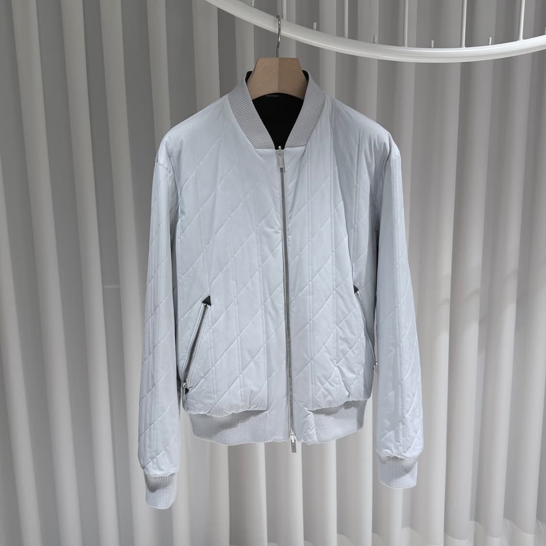 (A+/50) / 에르메스 나일론 리버시블 자켓 네이비 스카이 상품이미지7