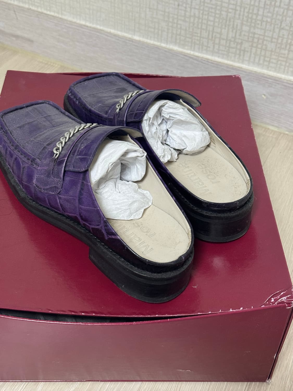 마틴로즈 스퀘어토 로퍼 뮬 상품이미지4