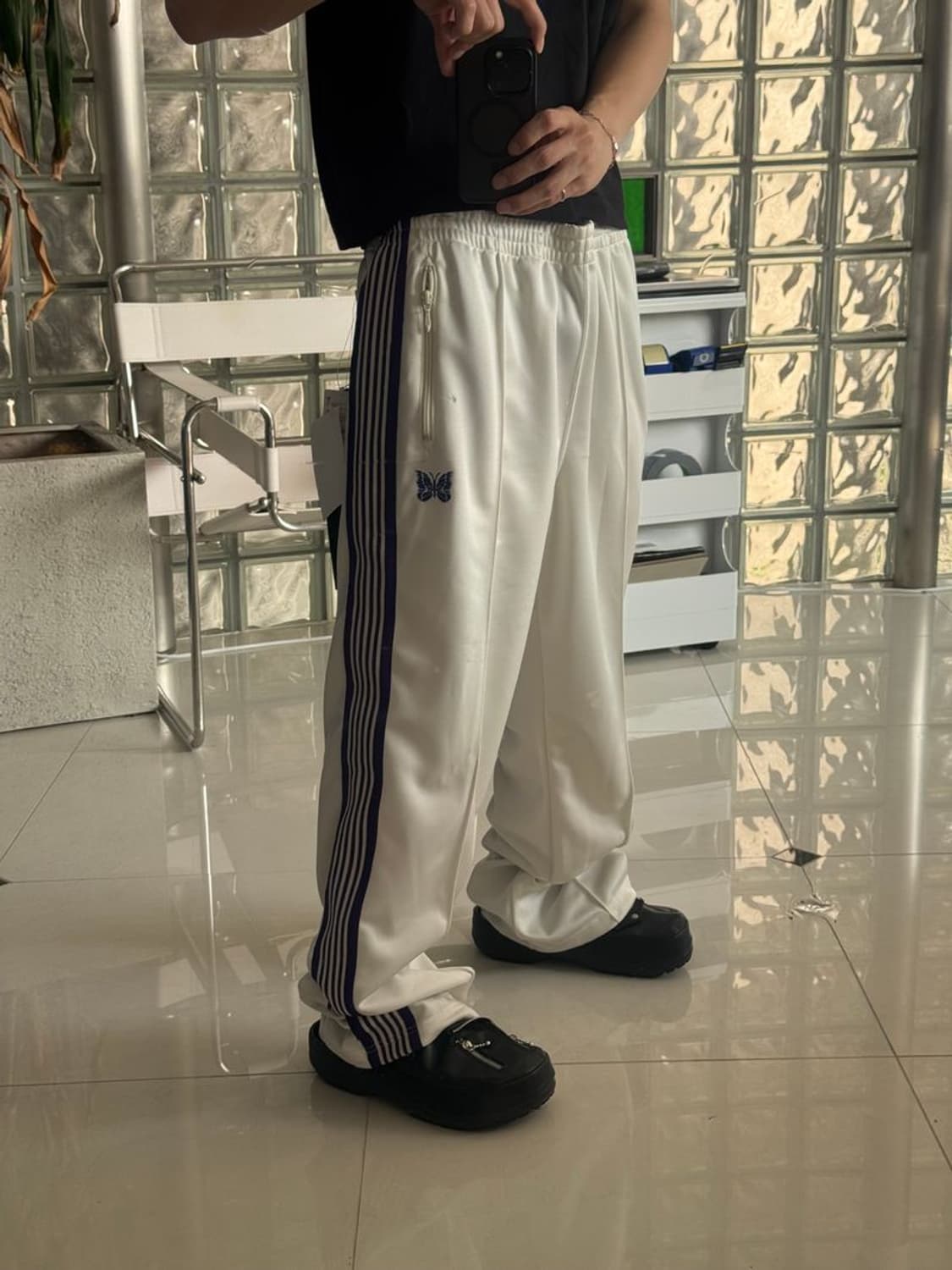 TRACK PANT POLYSMOOTH 니들스 트랙 팬츠 폴리스무스 상품이미지1