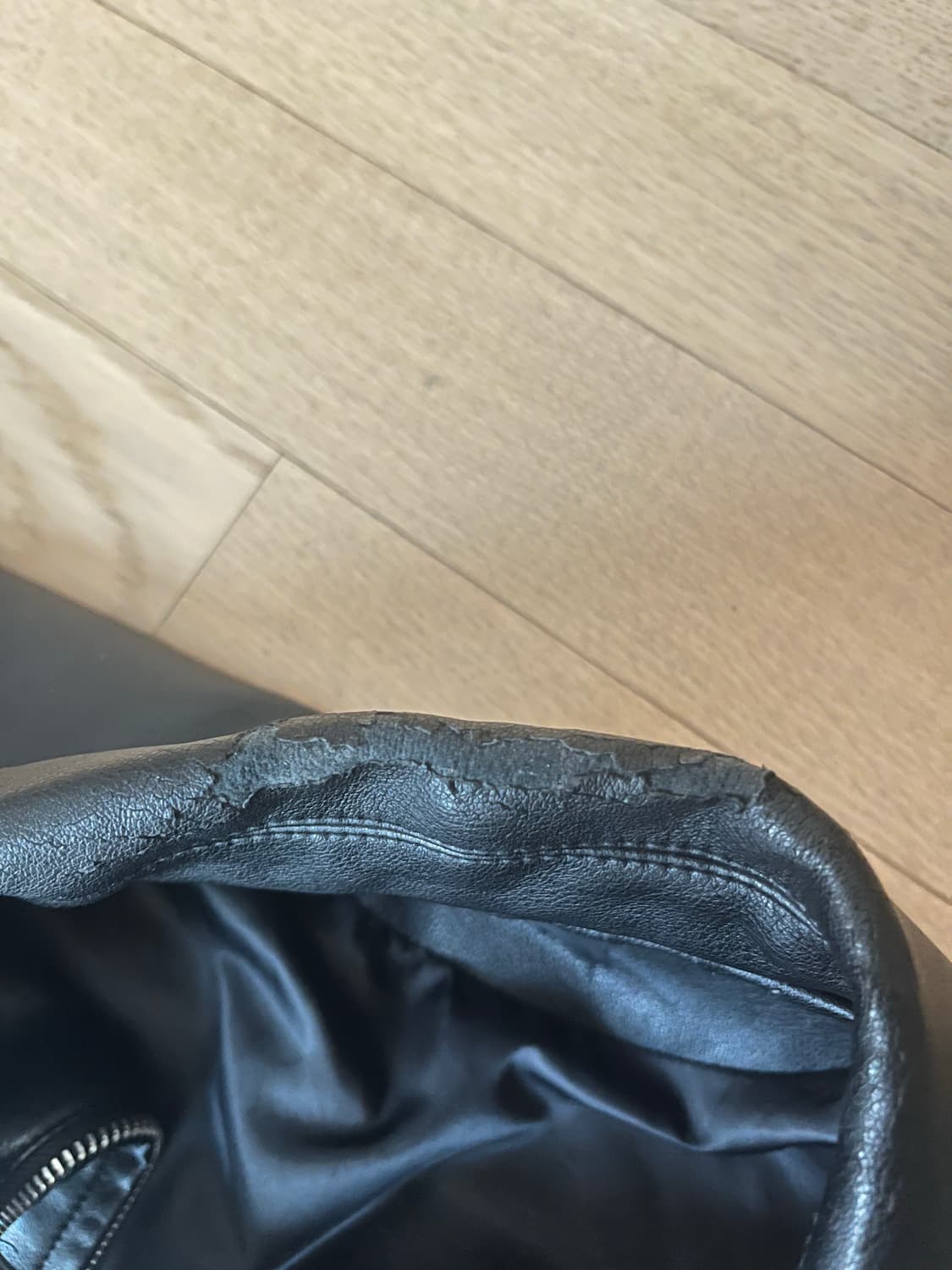 오버핏 투웨이 가죽자켓 상품이미지2