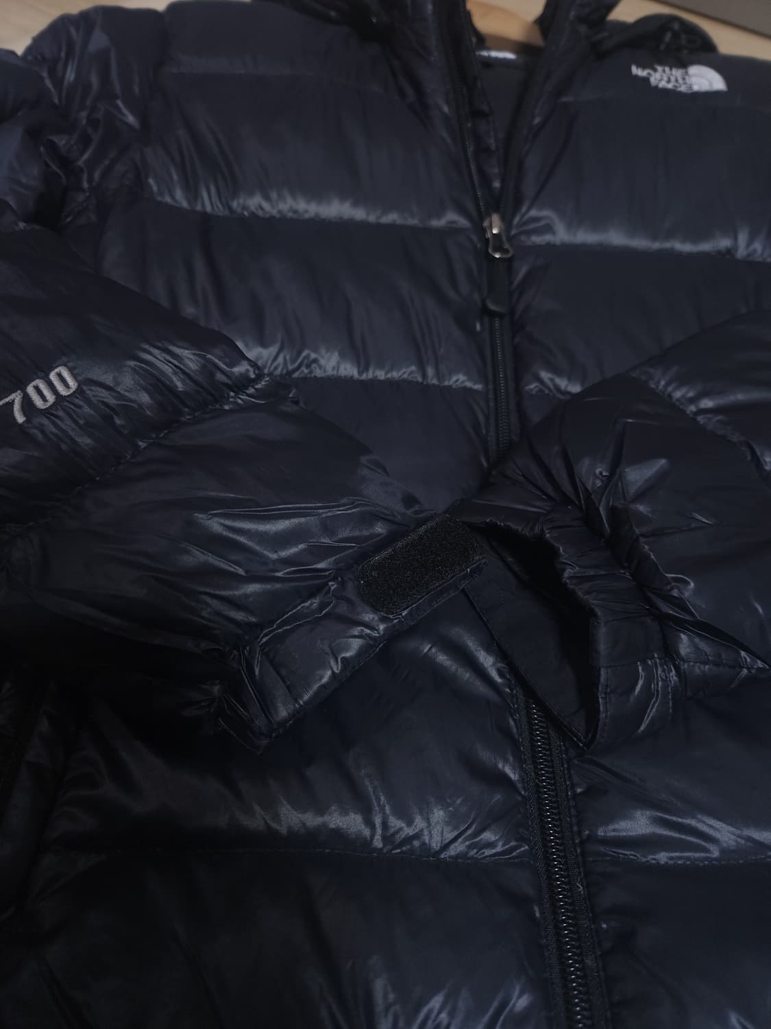 노스페이스 700필 구스다운 경량패딩, XS 상품이미지5
