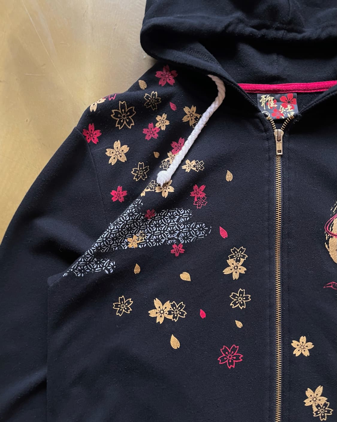 90-00s Miyabi Musubi Oriental Hood Zipup 상품이미지5