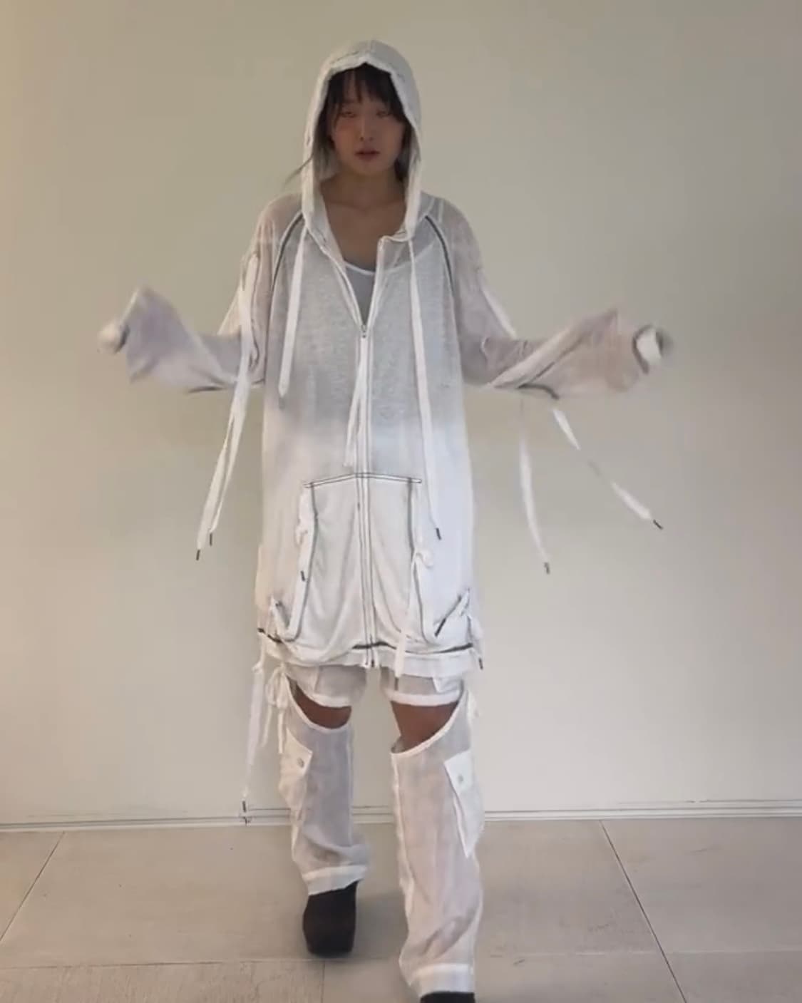 샵페어리 팬츠 (화이트) 상품이미지2