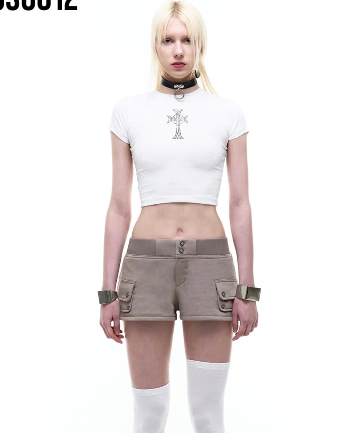 [새상품] Op. 07 NFR CROP T-SHIRTS WHITE 상품이미지3