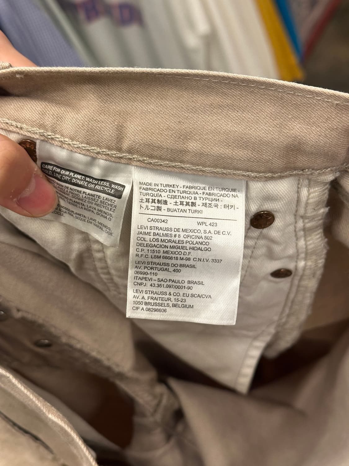 리바이스 501 W30 L34 상품이미지3