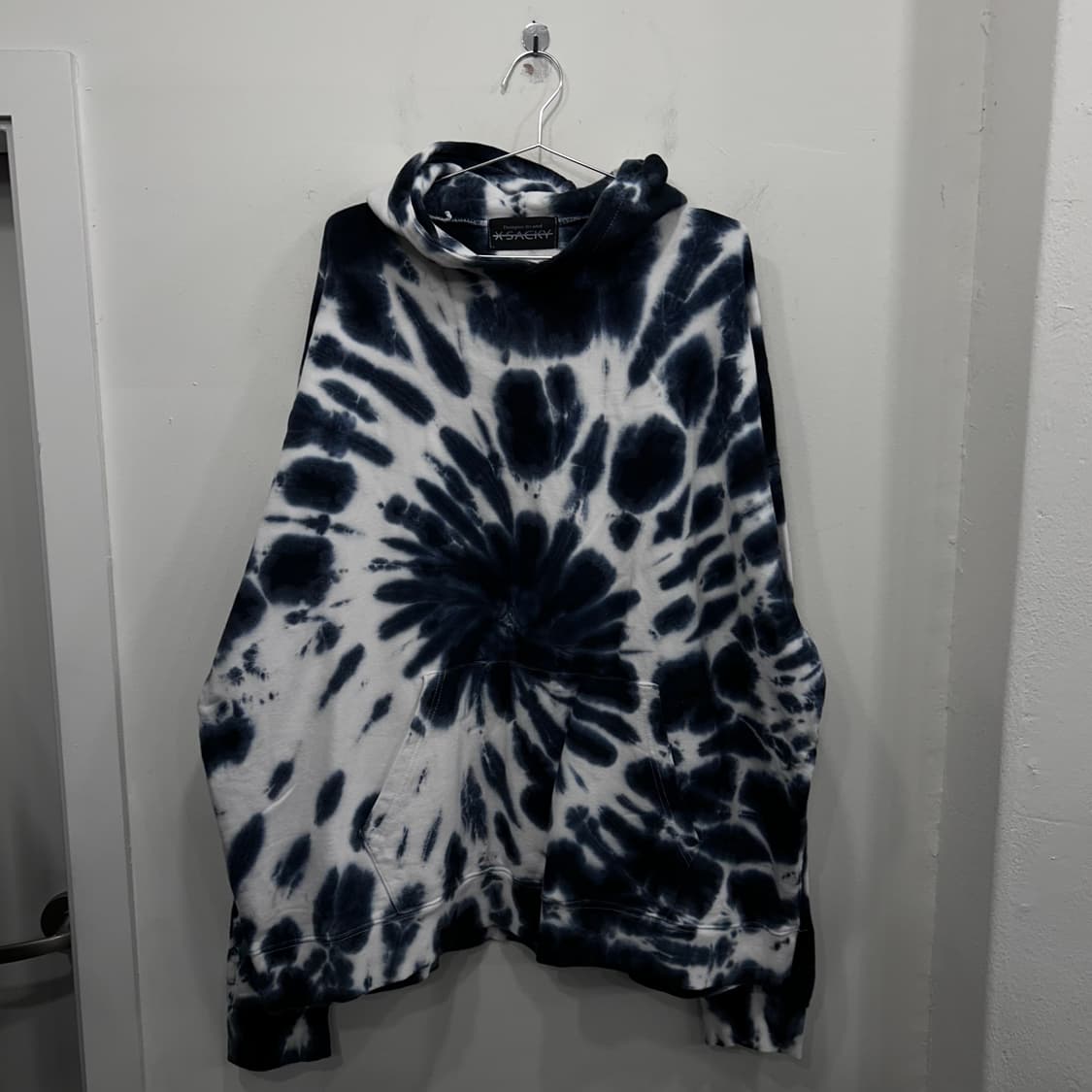 엑스사키 타이다이 물나염 오버핏 후드티 상품이미지2