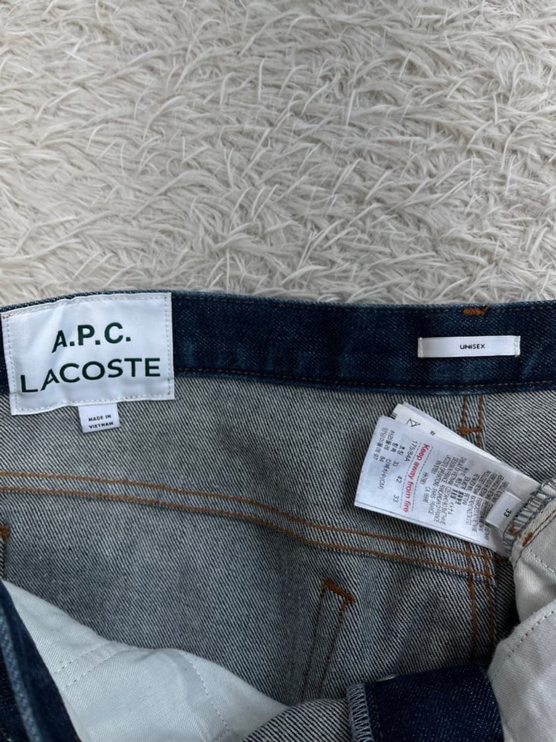 아페쎄X라코스테 데님 팬츠/#3338 상품이미지5