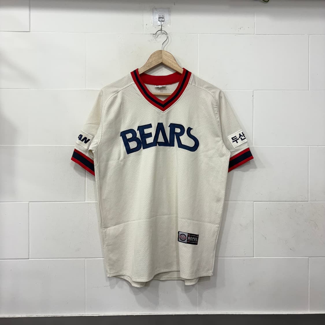 두산베어스 올드 네포스 노마킹 유니폼 상품이미지1