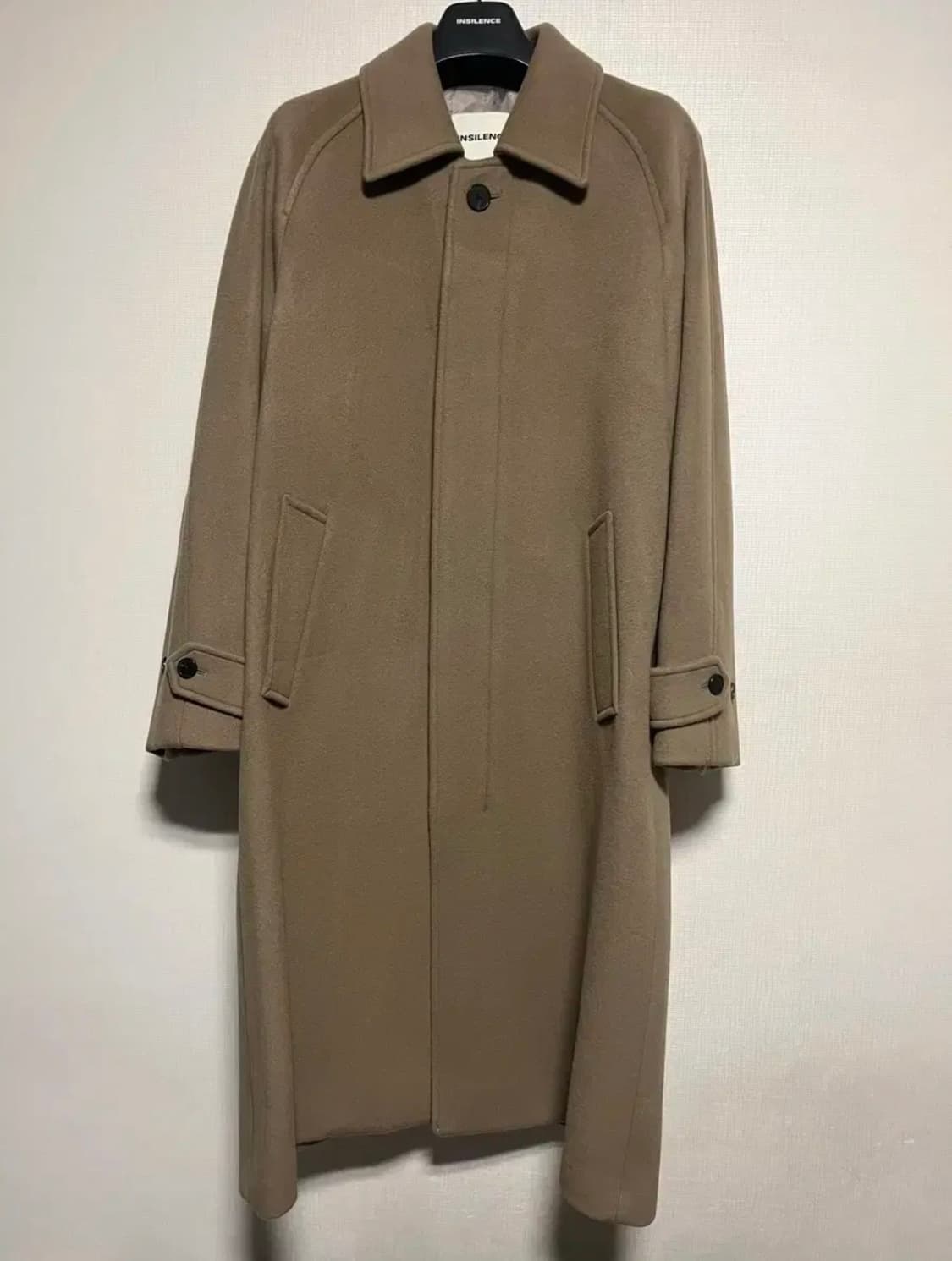 인사일런스 캐시미어 발마칸 코트 상품이미지4
