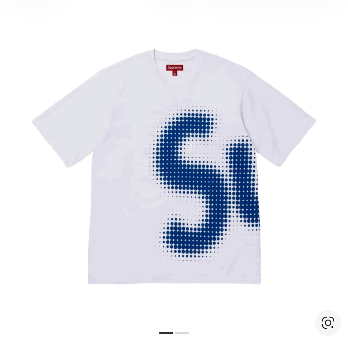 슈프림 할프톤 숏슬리브 탑 화이트 - 24SS 상품이미지1