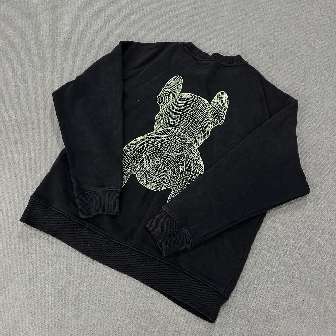 라이프워크 강아지 맨투맨 블랙 m 상품이미지4