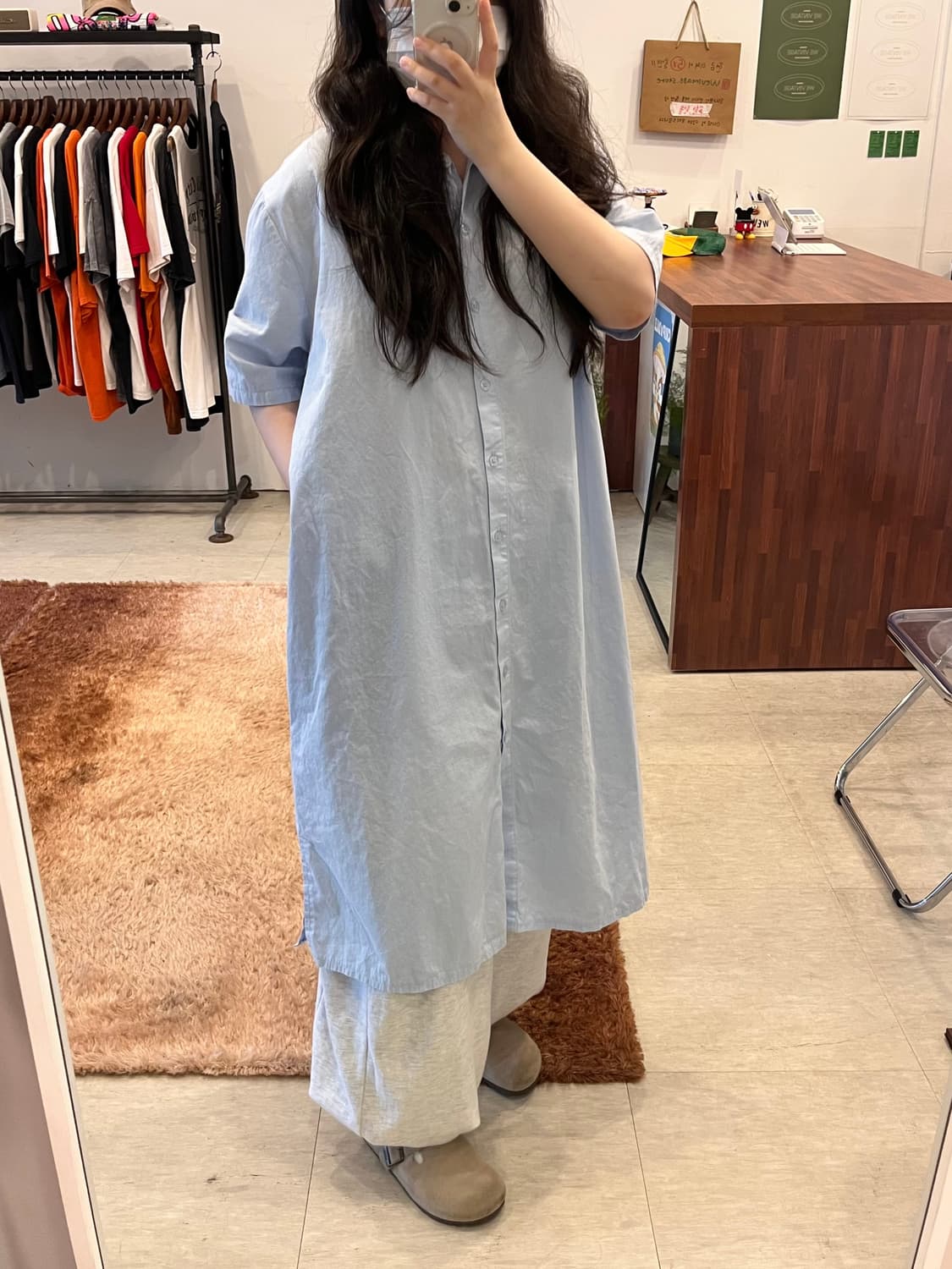 Vtg 빈티지 레이어드 반팔 원피스 상품이미지2