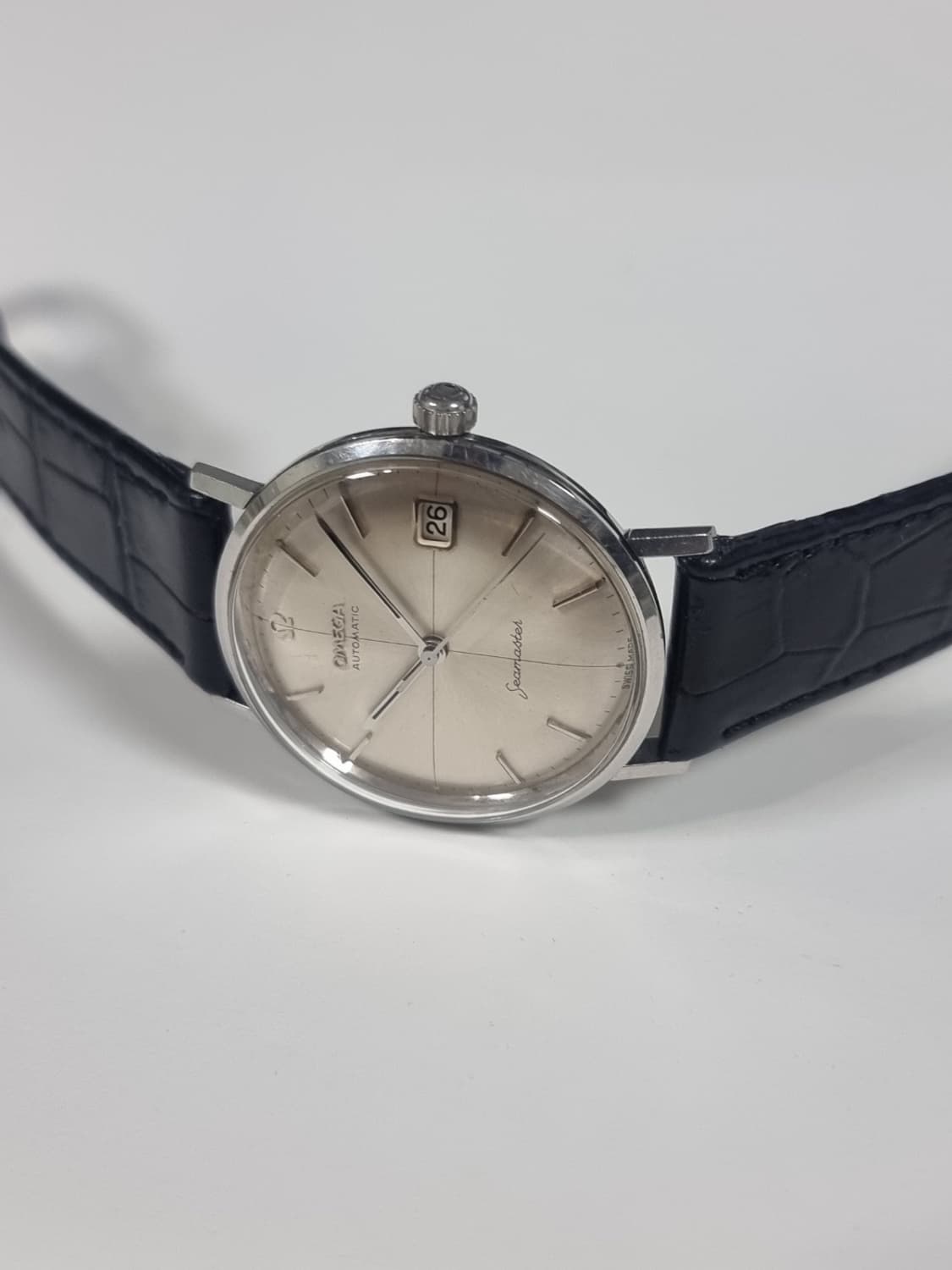 OMEGA 정품 오메가 빈티지 시계 씨마스터 자동35mm 은행잎무브 상품이미지2