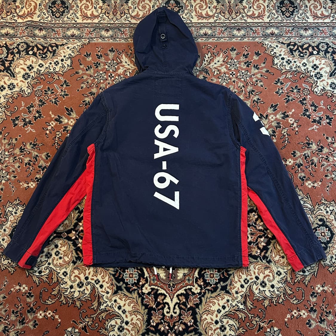 폴로 빅포니 성조기 후드집업 자켓 (M-L) 상품이미지6